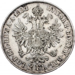 Franz Joseph I., 2 Gulden 1892, Vienna