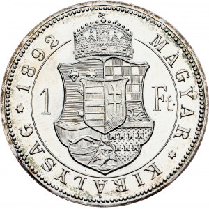 Franz Joseph I., 1 Forint 1892, KB, Kremnitz