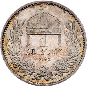 Franz Joseph I., 1 Korona 1893, KB, Kremnitz