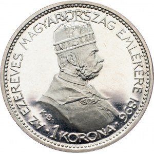 Franz Joseph I., 1 Korona 1896, KB, Kremnitz