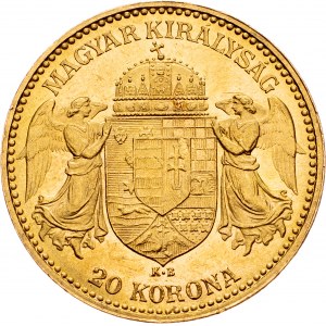 Franz Joseph I., 20 Korona 1897, KB, Kremnitz