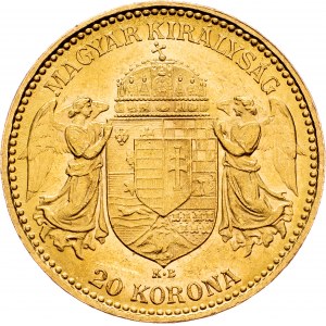 Franz Joseph I., 20 Korona 1898, KB, Kremnitz