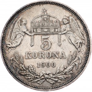 Franz Joseph I., 5 Korona 1900, KB, Kremnitz