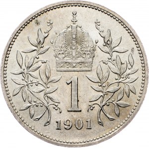Franz Joseph I., 1 Krone 1901, Vienna