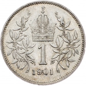 Franz Joseph I., 1 Krone 1901, Wien