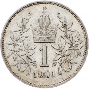 Franz Joseph I., 1 Krone 1901, Vienna