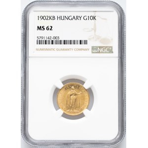 Franz Joseph I., 10 Korona 1902, KB, Kremnitz