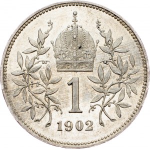 Franz Joseph I., 1 Krone 1902, Vienna