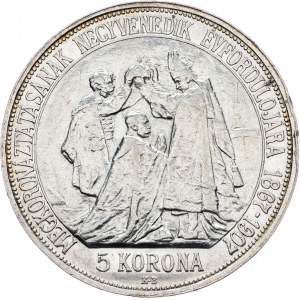 Franz Joseph I., 5 Krone 1907, KB, Kremnitz