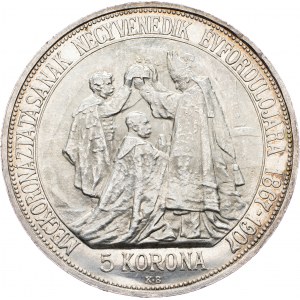 Franz Joseph I., 5 Korona 1907, KB, Kremnitz