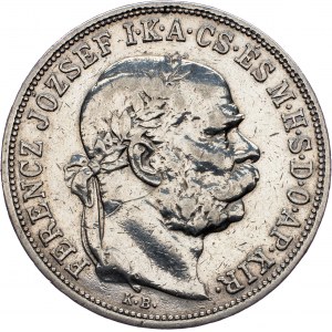 Franz Joseph I., 5 Korona 1908, KB, Kremnitz