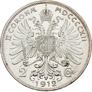Franz Joseph I., 2 Krone 1912, Vienna