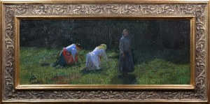 Antoni PIOTROWSKI (1853-1924), Kobiety pod lasem, 1891