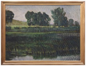 Miłosz KOTARBIŃSKI (1854-1944), Pejzaż nadrzeczny, 1901