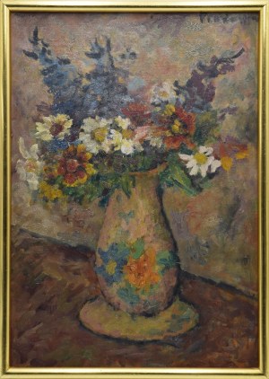 Jerzy FEDKOWICZ (1891-1959), Kwiaty w wazonie