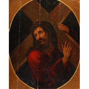 Maler unbestimmt, 19. Jahrhundert, Christus mit Kreuz