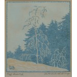 Władysław BIELECKI (1896-1943), Pair of engravings: Frost, Landscape with Bison