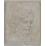 Jan ZAPOTOCZNY (1886-1959), Portret kobiety - płaskorzeźba