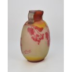 EMILE GALLE, Vase mit Vogelbeerzweigen