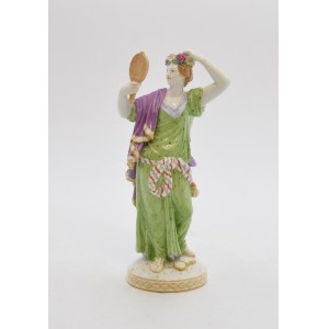 KING'S PORCELANA MANUFACTURE (KPM), Allegorical figurine - woman with mirror