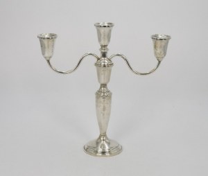 TOWLE SILVERSMITHS (active 1857-1990), Three Arm Candlestick Holder