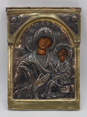 Ikona - Matka Boska z Dzieciątkiem w typie Hodegetria