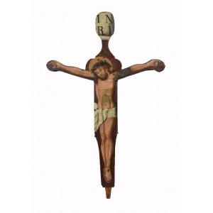 Processional cross, painted on both sides