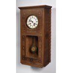 Cabinet clock, wall clock, with decoration with Hutsul motifs