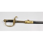 French saber, naval officer (officers and lecturers of the Naval Academy and naval infantry officers)