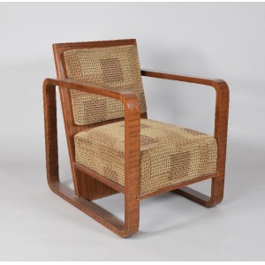 Armchair for daytime relaxation in art déco style