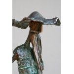 Paul Erasmus, Fisherman (Bronze, height 50.5 cm)