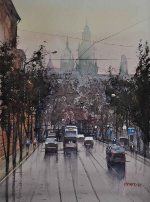Jerzy Boberski (born 1952), Krakow Westerplatte Street, 2022