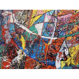 Czesław ROMANOWSKI (geb. 1946), Aus der Serie: Hommage für Pollock, 2015-2018
