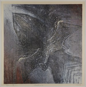 Henryk OPAŁKA(1929-2018), Flight in the nebula