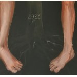Joanna Niedbałowska, Hommage à Cranach (dwóch Adamów), 2022