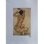 Egon Schiele (1890-1918), Akt - Rückseite