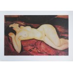 Amedeo Modigliani (1884-1920), Akt - leżąca na plecach