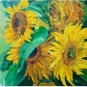 Magdalena Miernik (b.1970), Sunflowers, 2010