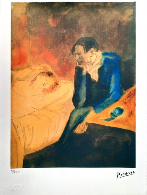 Pablo Picasso (1881-1973), Śpiąca kobieta, 1995