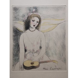 Marie Laurencin (1883-1956), Mädchen mit Gitarre, 1946