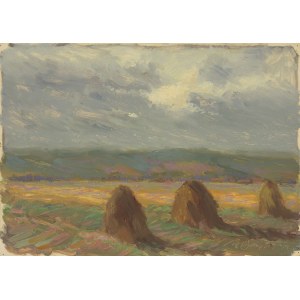 Wlodzimierz DMYTRYSZYN, Landscape with sheaves