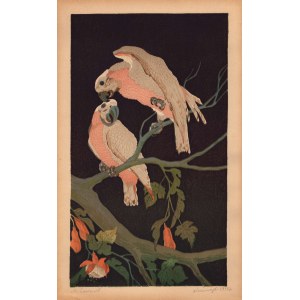 Alexander LASZENKO, Grey Parrots (Courtship)
