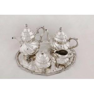 Coffee and tea silverware set