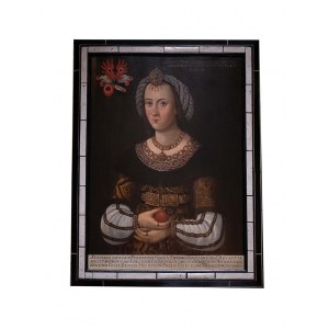 Autor unbekannt, Halbfigur einer Frau mit Halskette und Diadem