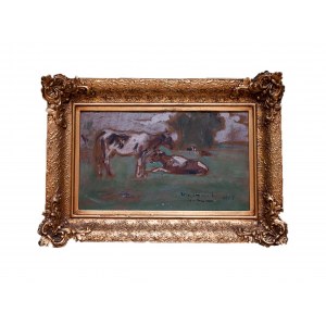 Wlastimil Hofman (1881-1970), Cows in the Pasture (1907)