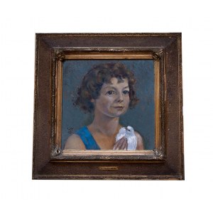 Vicenty Trofimov (1878-1956), Girl with a Dove