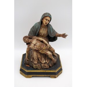Author unknown, Pieta - sculpture 18th/19th century Italy, wood
