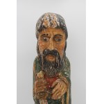 Author unknown, Old wooden statue of a saint XV-XVIw.