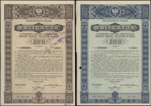 Republic of Poland (1918-1939), set of 2 bonds, 1.05.1935, Warsaw