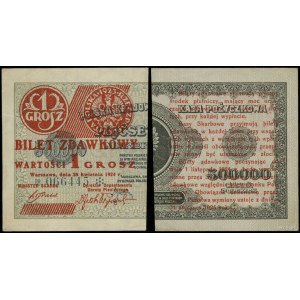Poland, 1 grosz, 28.04.1924